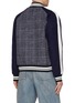 Back View - Click To Enlarge - VALENTINO GARAVANI - Tweed Panel V Logo Varsity Jacket