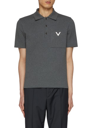 Main View - Click To Enlarge - VALENTINO GARAVANI - V Pocket Polo Top