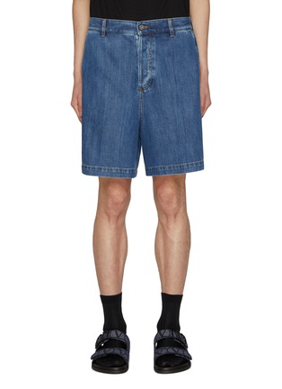 VALENTINO GARAVANI | V Back Pocket Medium Wash Denim Shorts