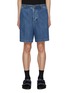 Main View - Click To Enlarge - VALENTINO GARAVANI - V Back Pocket Medium Wash Denim Shorts