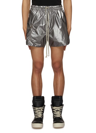 Main View - Click To Enlarge - RICK OWENS  - x Champion Dolphin Boxer Drawstring Shorts