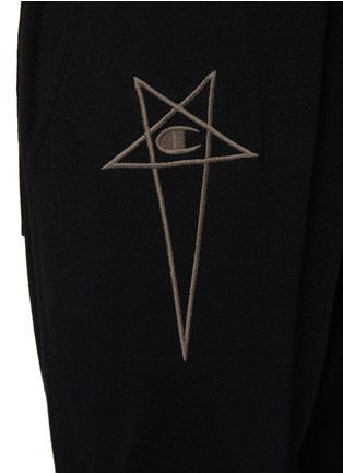  - RICK OWENS  - x Champion Prisoner Logo Drawstring Sweatpants