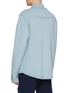 Back View - Click To Enlarge - BARRIE - Distressed Cashmere Cotton Shirt Jacket