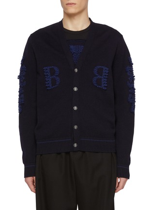 BARRIE | Floral Intarsia Cashmere Cardigan