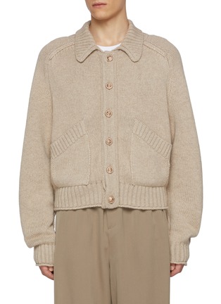 BARRIE | Collared Cashmere Cardigan