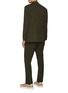 Back View - Click To Enlarge - RING JACKET - Single Breasted Notch Lapel Wool Suit
