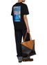 Figure View - Click To Enlarge - JW ANDERSON - Anchor Embroidery Logo Print Cotton T-Shirt
