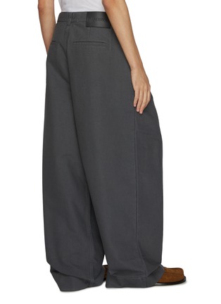 Back View - Click To Enlarge - JW ANDERSON - Wide Leg Cotton Cargo Pants
