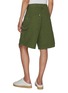 Back View - Click To Enlarge - JW ANDERSON - Twisted Detail Cotton Workwear Shorts