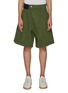 Main View - Click To Enlarge - JW ANDERSON - Twisted Detail Cotton Workwear Shorts