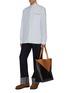 Figure View - Click To Enlarge - JW ANDERSON - Turn Up Workwear Dark Washed Jeans