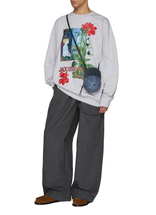 Figure View - Click To Enlarge - JW ANDERSON - x Christiane Kubrick Jack And The Computer Print Sweatshirt