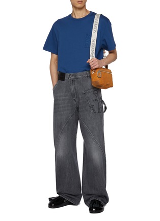 Figure View - Click To Enlarge - JW ANDERSON - Embroidered Pocket Workwear Jeans