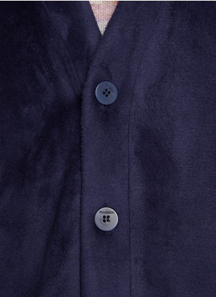  - JW ANDERSON - Oversized Asymmetrical Fleece Cardigan