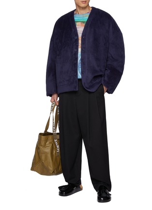 JW ANDERSON | Oversized Asymmetrical Fleece Cardigan