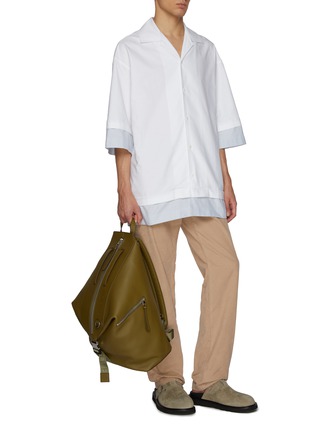Figure View - Click To Enlarge - JW ANDERSON - Corduroy Straight Leg Pants