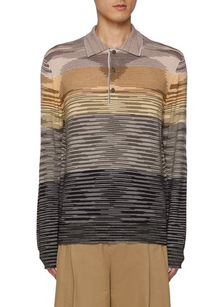 Main View - Click To Enlarge - MISSONI - Diamond  Spirited Wool Polo