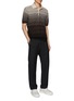 Figure View - Click To Enlarge - MISSONI - Zigzag Gradient Cotton Polo