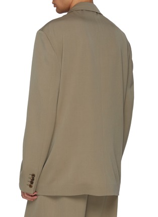 Back View - Click To Enlarge - THE ROW - Eligio Single Breasted Blazer