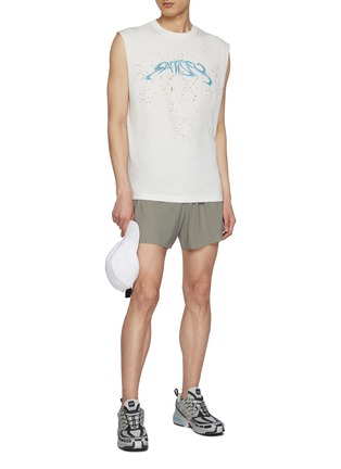 Figure View - Click To Enlarge - SATISFY - MothTech™ Vintage Logo Graphic Cotton Muscle Tank