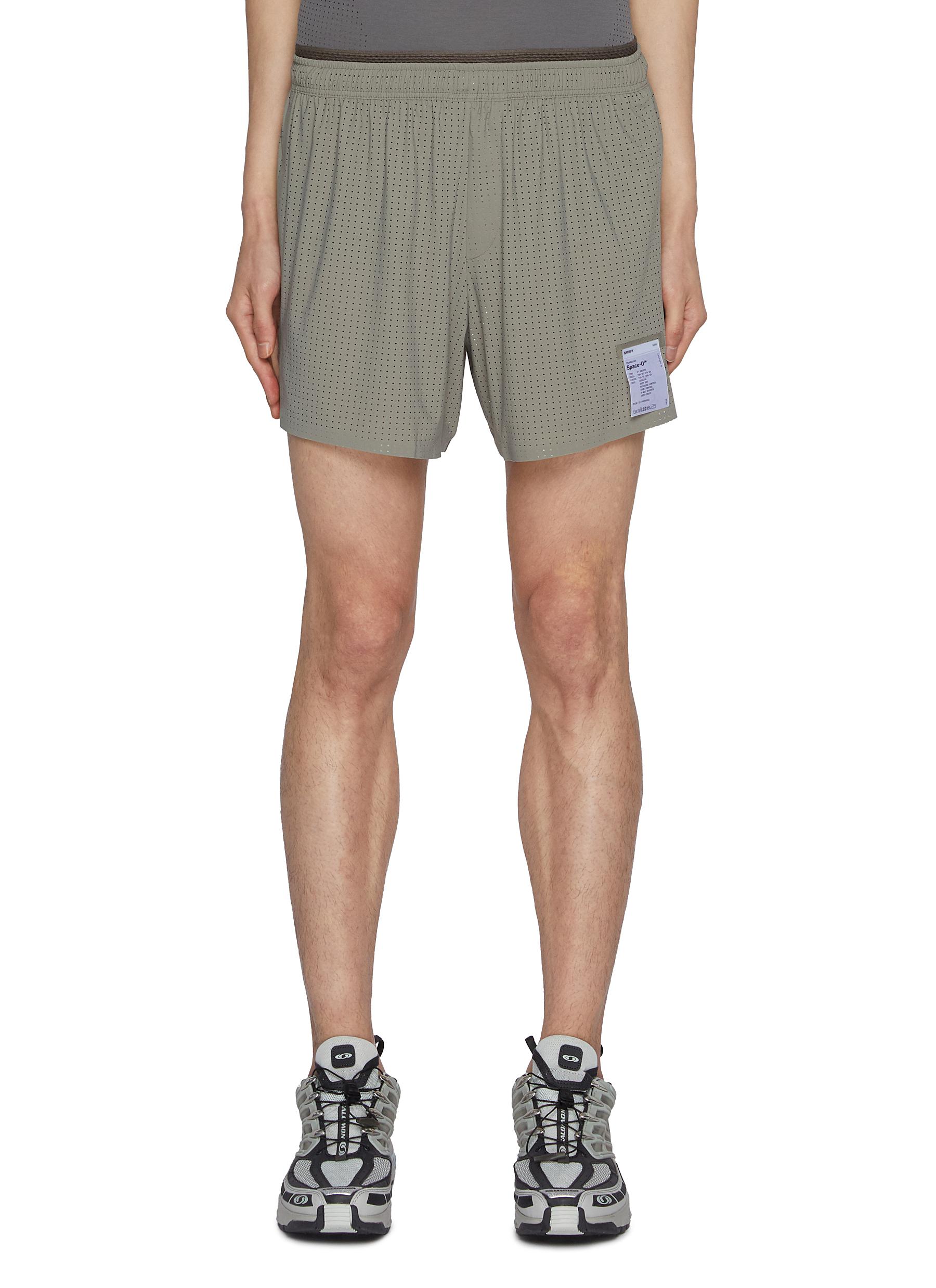 Space-O™ Perforated Drawstring Shorts