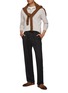 Figure View - Click To Enlarge - BRIONI - Bottoni Micro Jacquard Cotton Cashmere Polo Shirt