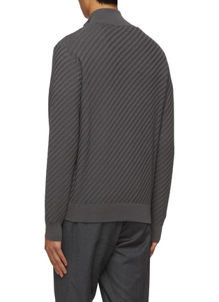 Back View - Click To Enlarge - BRIONI - Senzsus Cashmere Silk Cotton Blouson