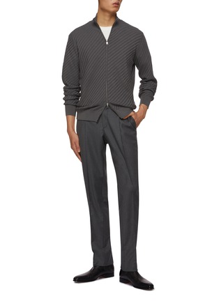 Figure View - Click To Enlarge - BRIONI - Senzsus Cashmere Silk Cotton Blouson