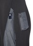  - SACAI - Sponge Sweat Nylon Insert Zip Up Hoodie