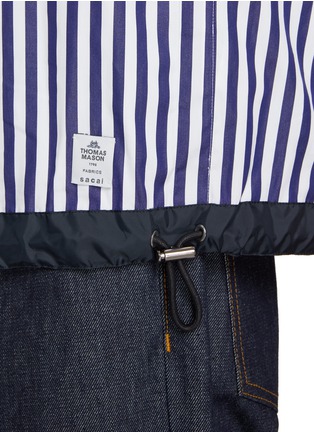 SACAI | x Thomas Mason Striped Elasticated Hem Cotton Shirt | Men | Lane  Crawford