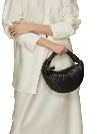 Figure View - Click To Enlarge - LEMAIRE - Mini Fortune Croissant Leather Bag