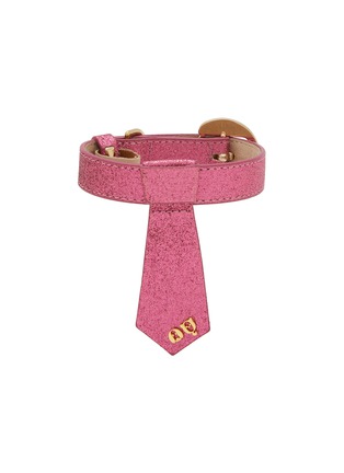Main View - Click To Enlarge - MOSHIQA - x Christian Cowan Glittered Dog Tie — Extra Small