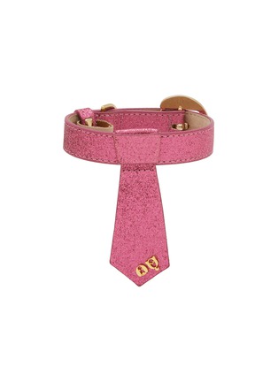 Main View - Click To Enlarge - MOSHIQA - x Christian Cowan Glittered Dog Tie — Medium