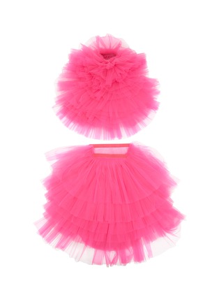 Detail View - Click To Enlarge - MOSHIQA - x Paris Hilton Metapink Boss Babe Gown — Medium