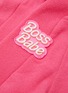 Detail View - Click To Enlarge - MOSHIQA - x Paris Hilton Metapink Boss Babe Dog Bathrobe — Medium