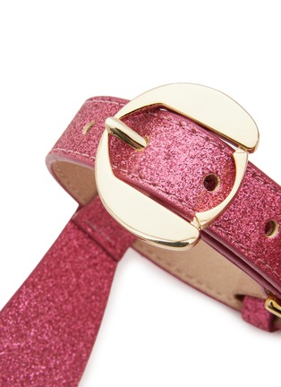 Detail View - Click To Enlarge - MOSHIQA - x Christian Cowan Glittered Dog Tie — Small