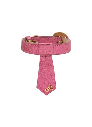 Main View - Click To Enlarge - MOSHIQA - x Christian Cowan Glittered Dog Tie — Small