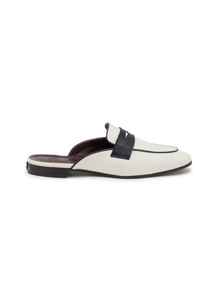 Main View - Click To Enlarge - BOUGEOTTE - Leather Loafer Slippers