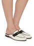 Figure View - Click To Enlarge - BOUGEOTTE - Leather Loafer Slippers