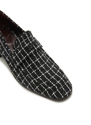 Detail View - Click To Enlarge - BOUGEOTTE - Flâneur 35 Tweed Loafers