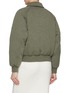 Back View - Click To Enlarge - BARRIE - Bomber Puffer Wool Jacket