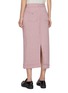 Back View - Click To Enlarge - BARRIE - Straight Denim Midi Skirt