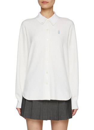 Main View - Click To Enlarge - BARRIE - Striped Oxford Shirt