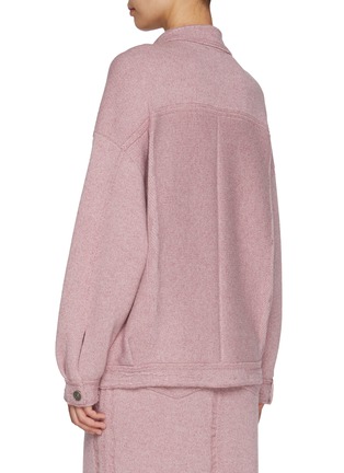 Back View - Click To Enlarge - BARRIE - Oversized Denim Jacket
