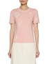 Main View - Click To Enlarge - BARRIE - Flower Intarsia Cashmere Blend Top