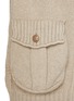  - BARRIE - Chunky Knit Button Up Cashmere Vest