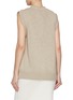 Back View - Click To Enlarge - BARRIE - Chunky Knit Button Up Cashmere Vest