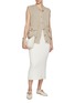 Figure View - Click To Enlarge - BARRIE - Chunky Knit Button Up Cashmere Vest