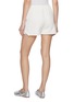 Back View - Click To Enlarge - BARRIE - Striped Cashmere Cotton Oxford Shorts