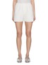 Main View - Click To Enlarge - BARRIE - Striped Cashmere Cotton Oxford Shorts